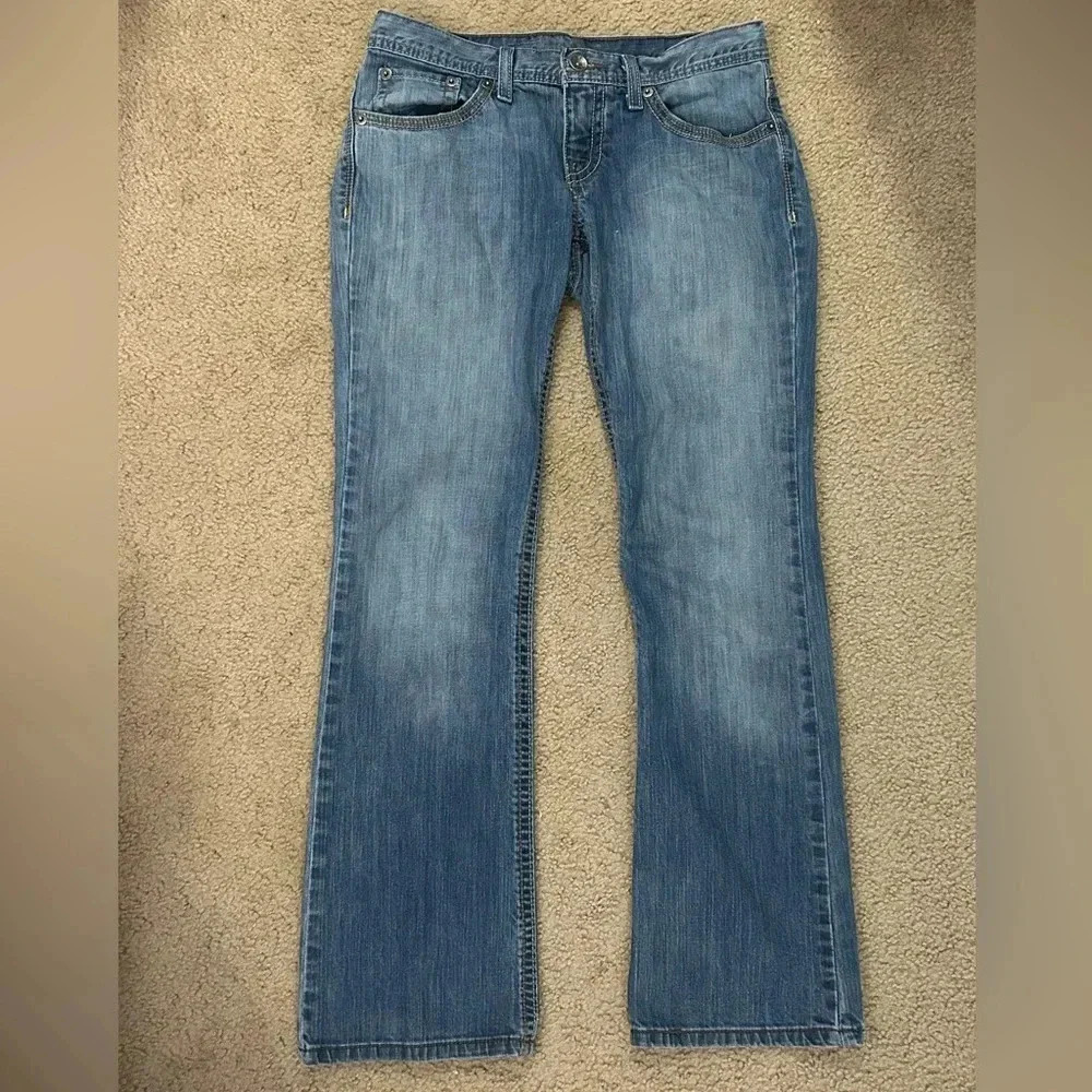 Cruel Girl Women’s Size 7R No Low Rise Slim Fit Bootcut Denim Jeans EUC